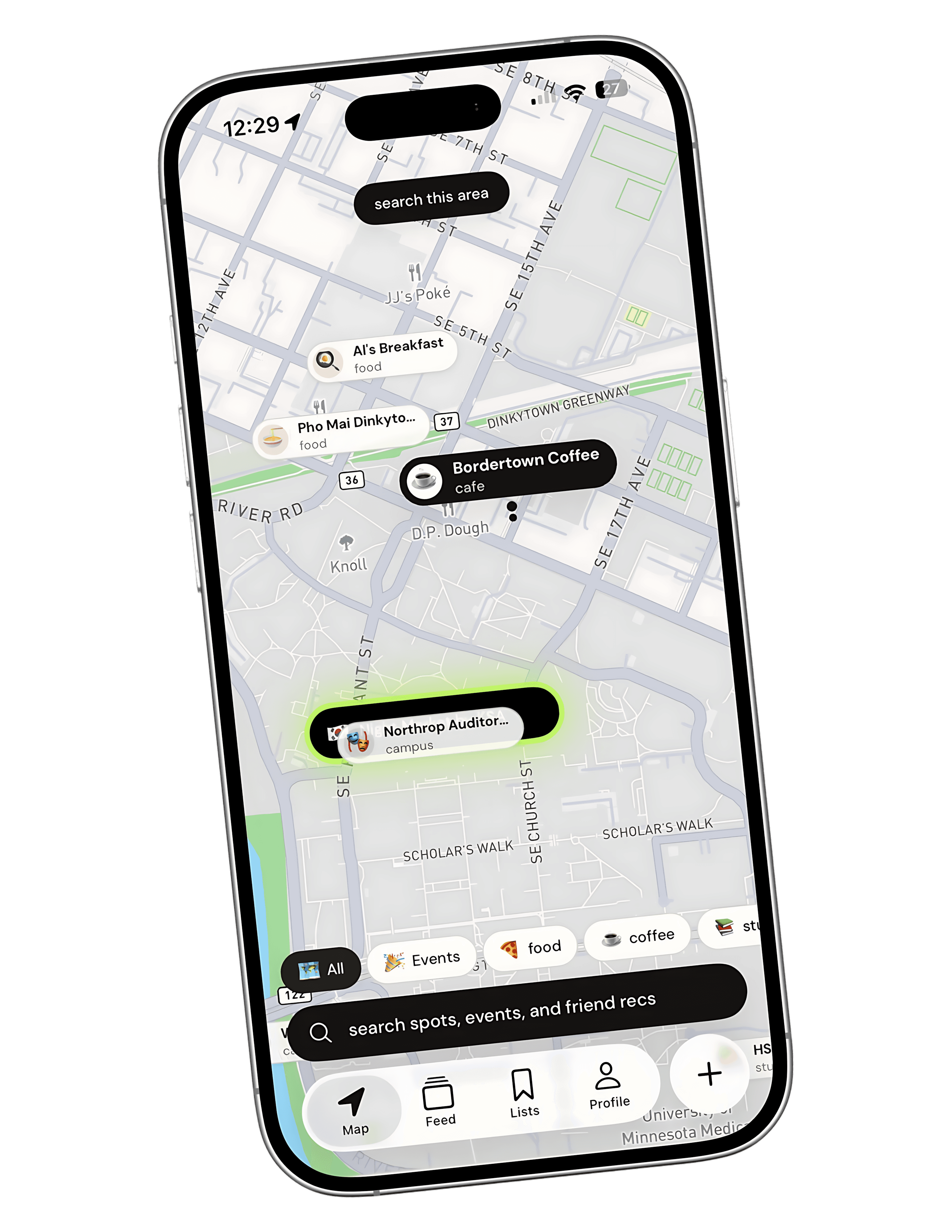 Spot App Interface